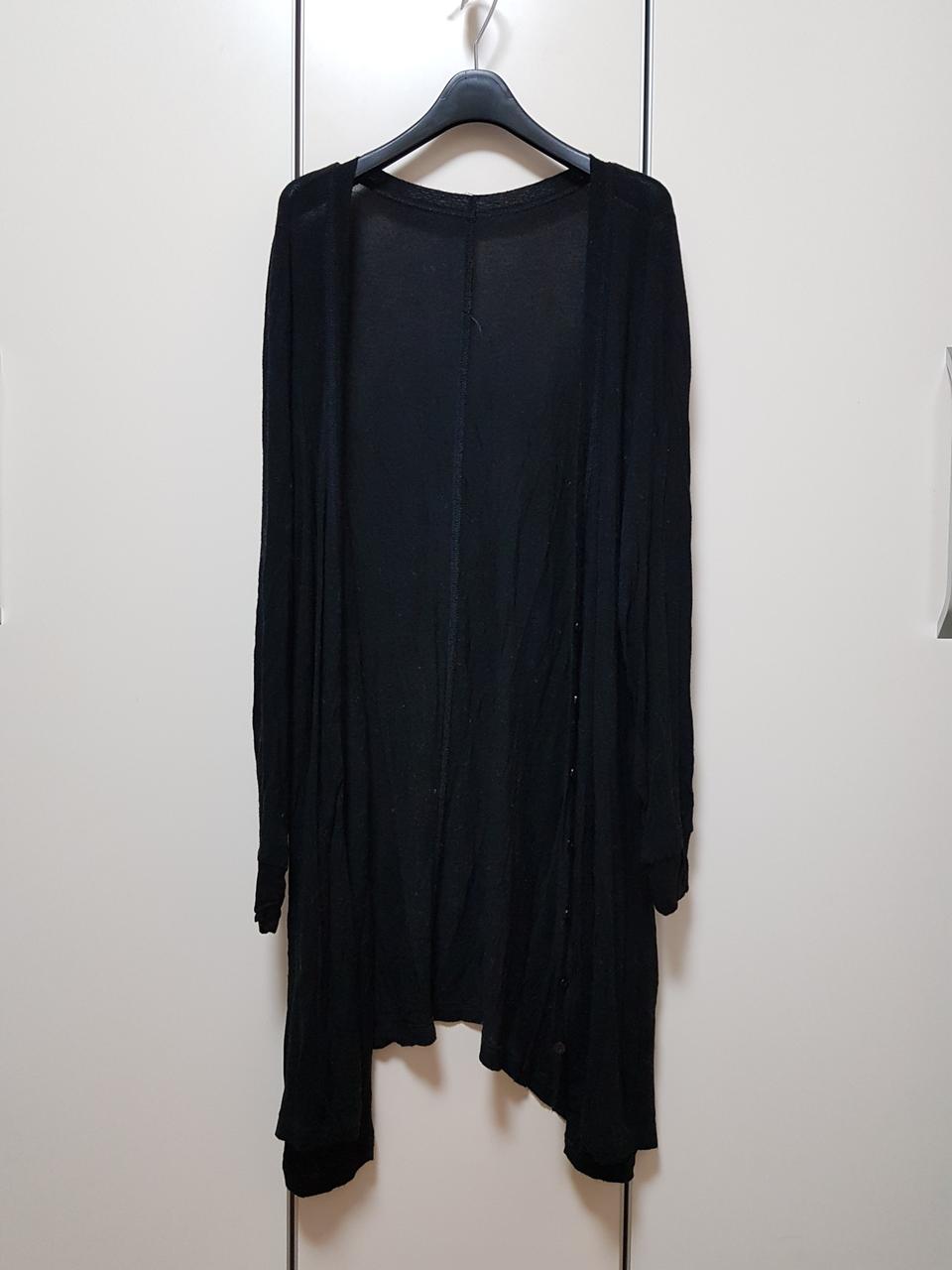 블랙 가디건 총장 85cm