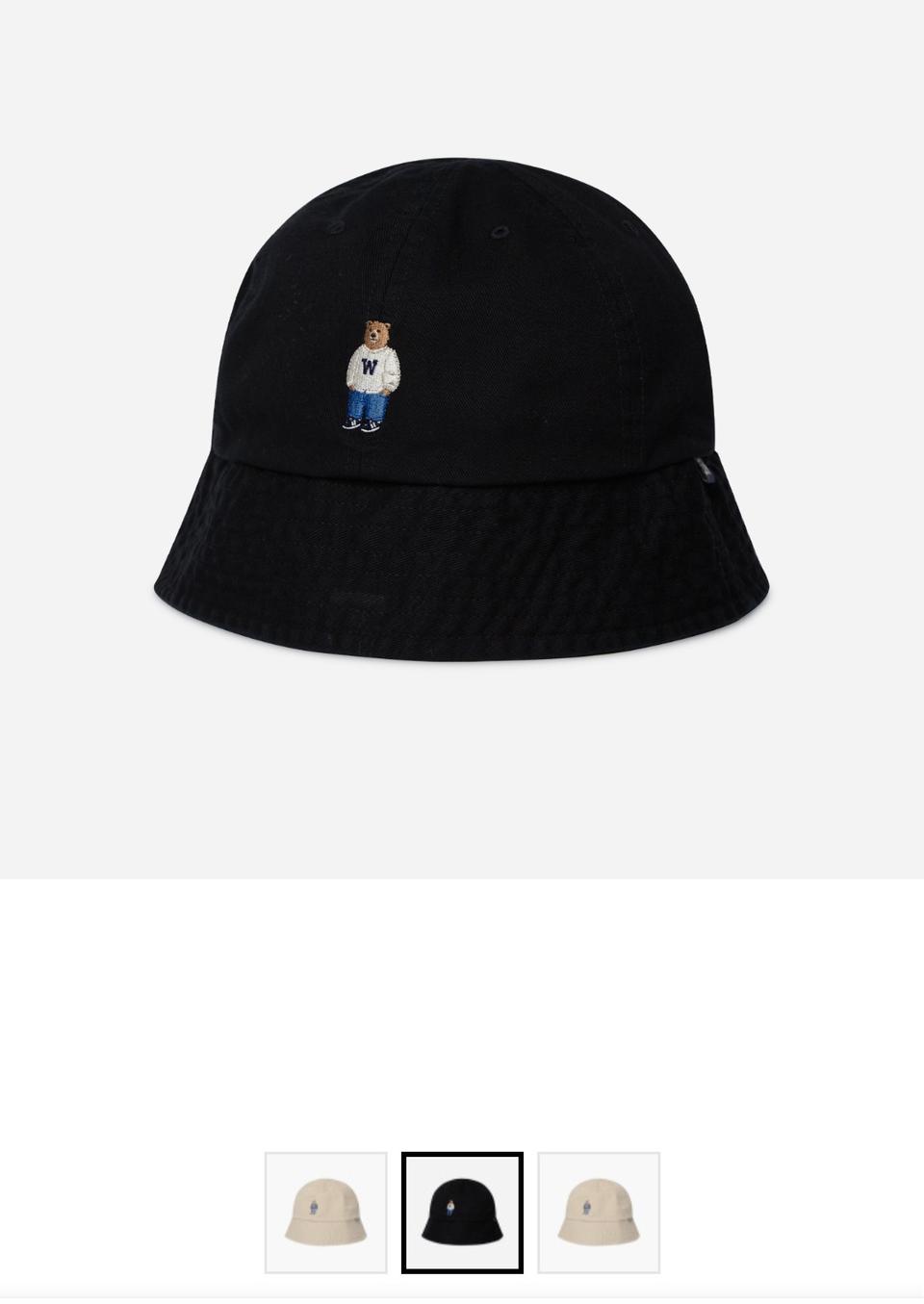 [새제품] 후아유 스티브 버킷햇 모자 (블랙)