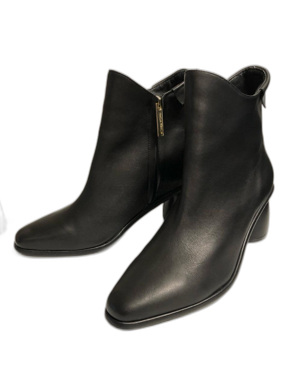 레이크넨 양가죽 앵클부츠 250 블랙