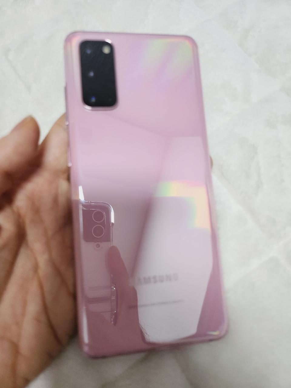 갤럭시 S20 핑크  무잔상~~~