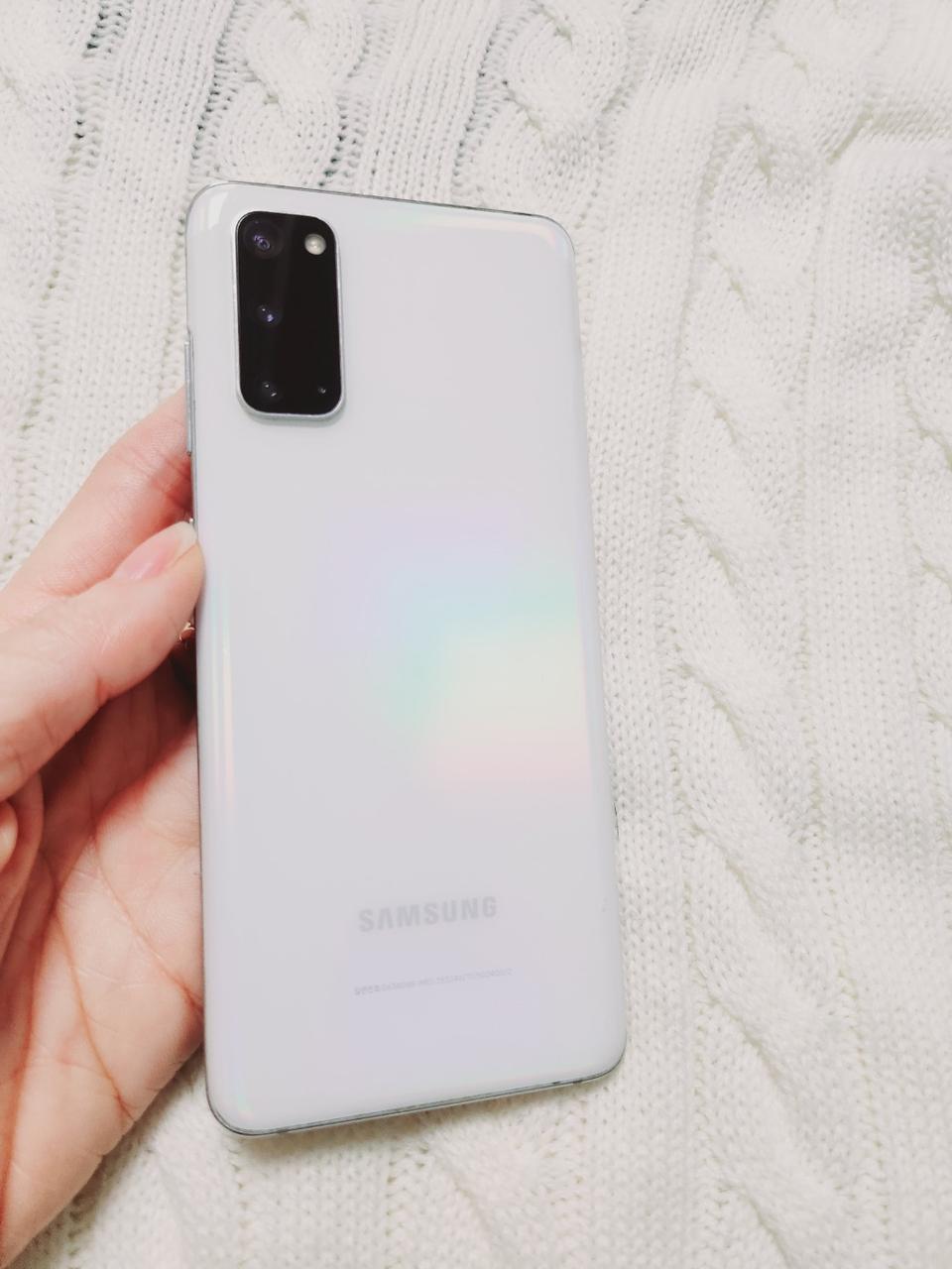 갤럭시 S20 화이트  무잔상~~