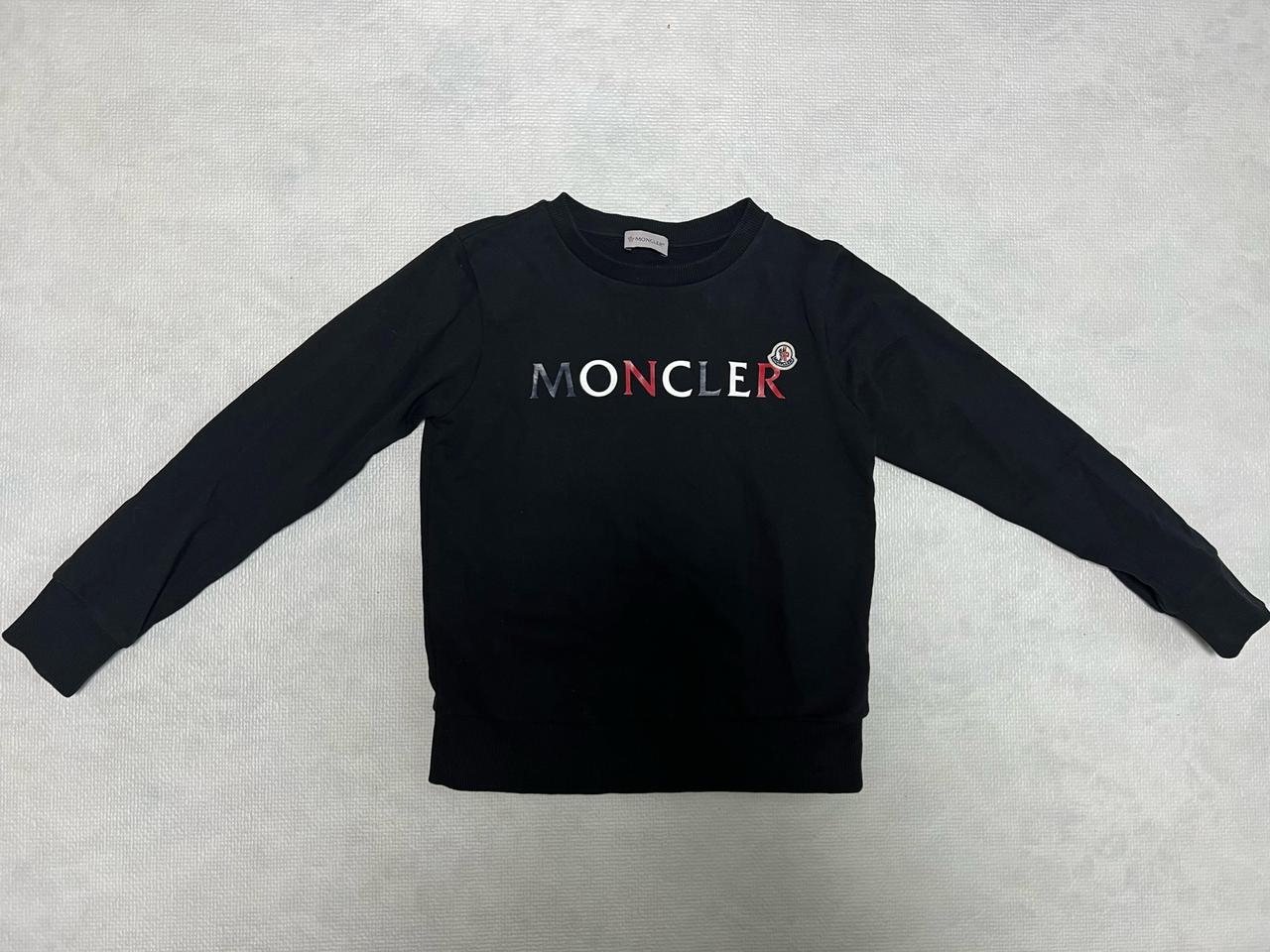 몽클레어키즈 블랙맨투맨 12y 2회착