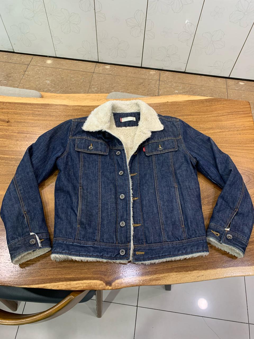 리바이스 쉐르파 청자켓 양털 청자켓 95 양털 자켓 데님 자켓