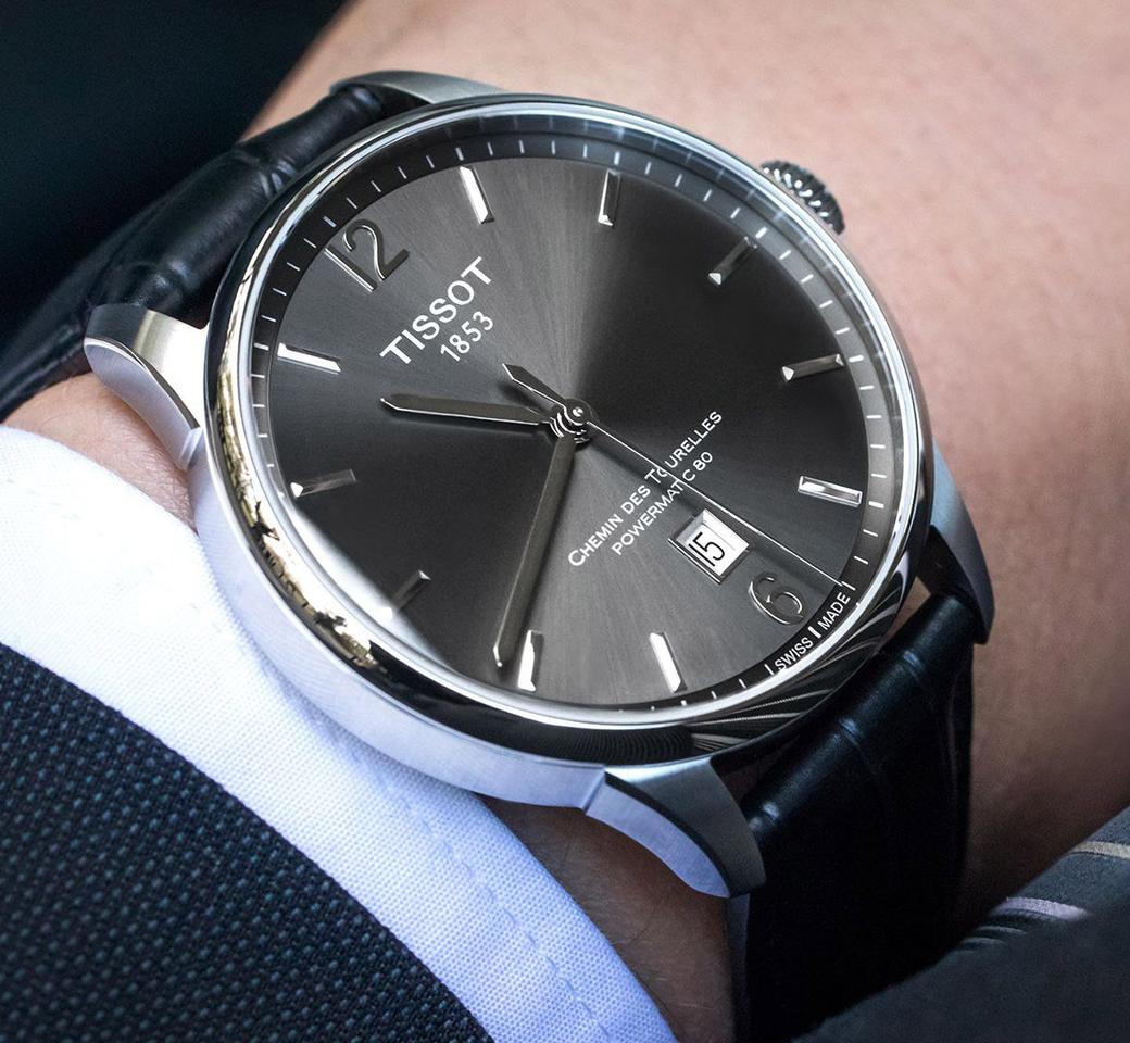 티쏘 슈망데뚜렐 오토매틱 남성시계 T099.407.16.447.00 팝니