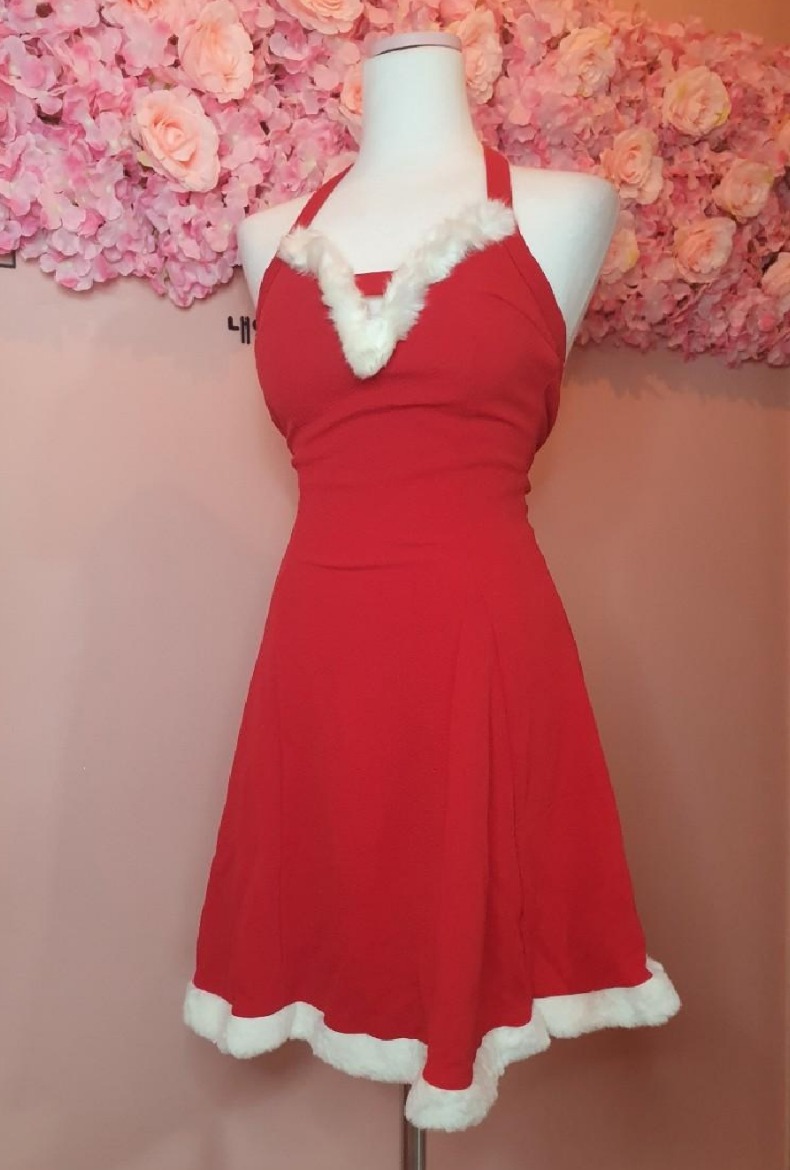 크리스마스 산타 스타일 원피스팝니다