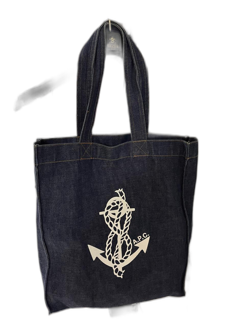 아페쎄 데님 에코백