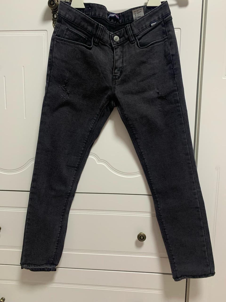 AURA DENIM 기모바지