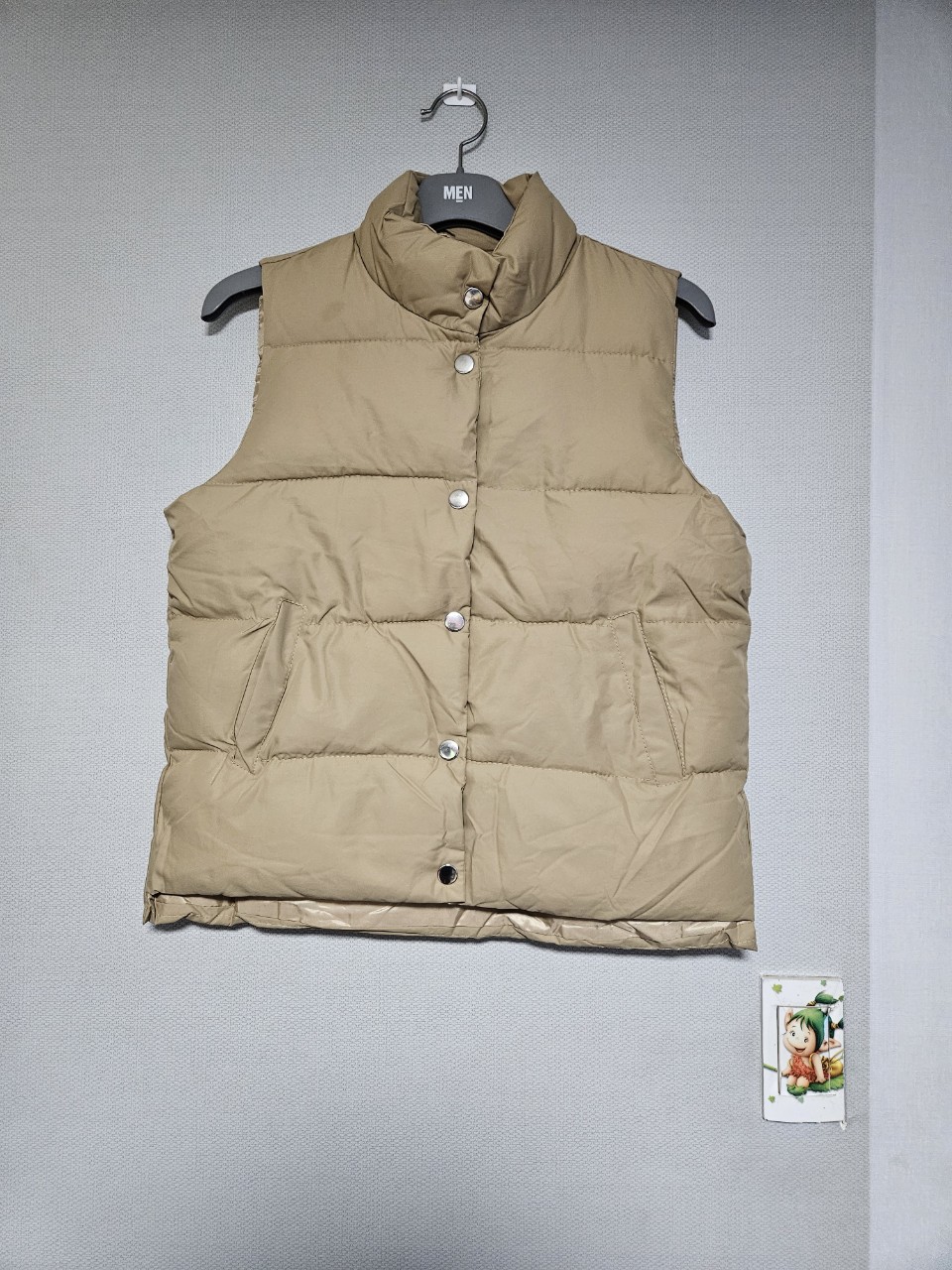 새상품  패딩조끼