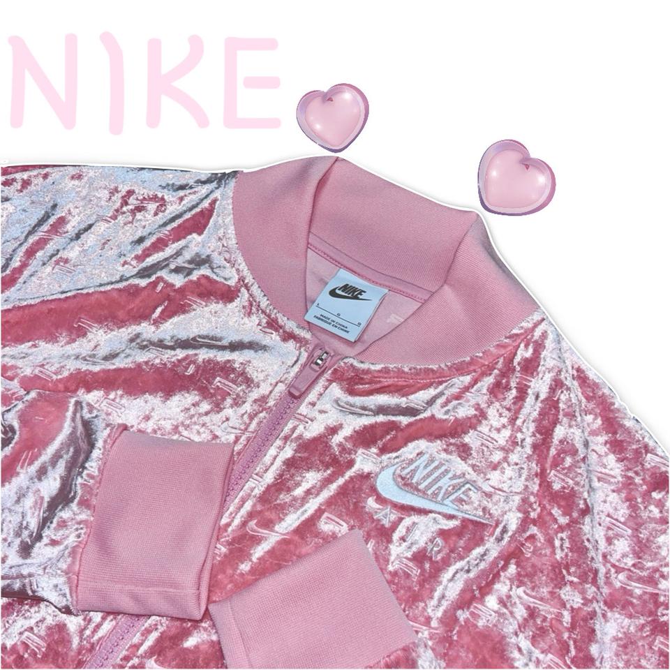 (새상품) 나이키 핑크 벨벳 져지 L 딸기우유