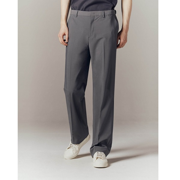 남성 쿨 히든밴딩 일자통 슬랙스