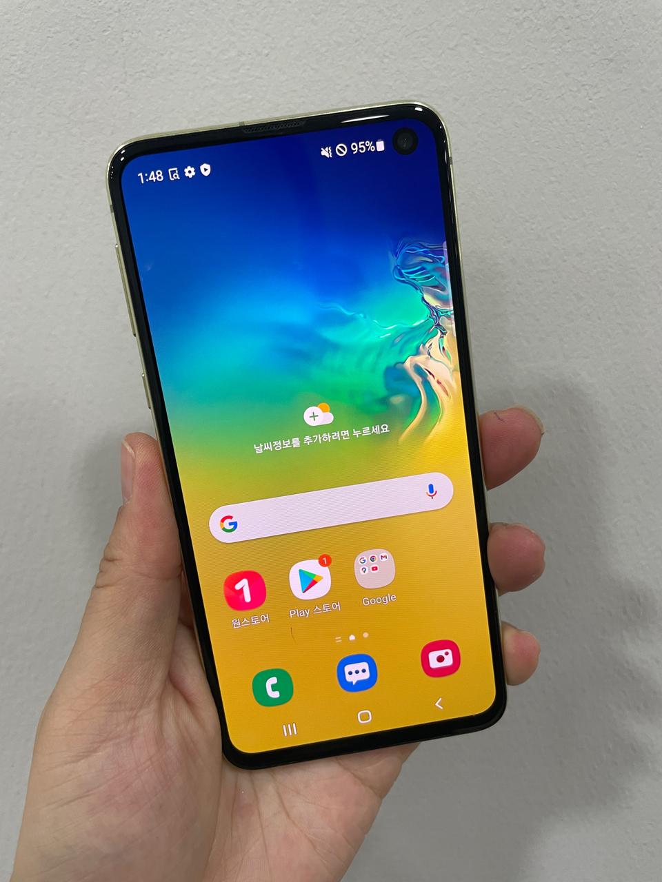 갤럭시 S10e 카나리아옐로우 128기가 팔아요~