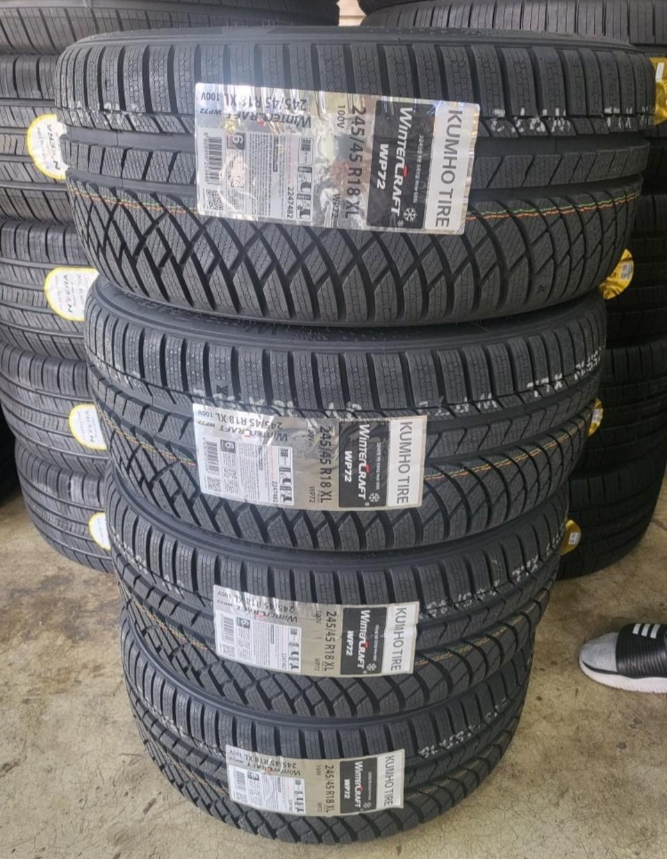 금호 스노우 245 45 18 타이어 판매