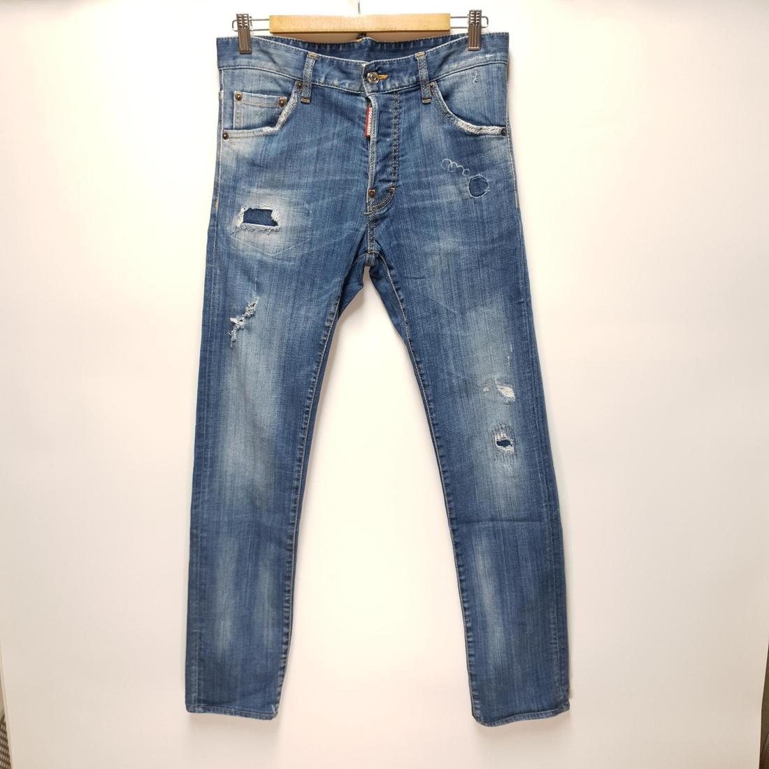 디스퀘어드2 워싱 데미지 쿨가이 진 44_G574