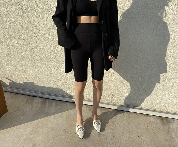 쫀쫀한 스판 바이크 쇼츠 5부 레깅스 / 바이커쇼츠