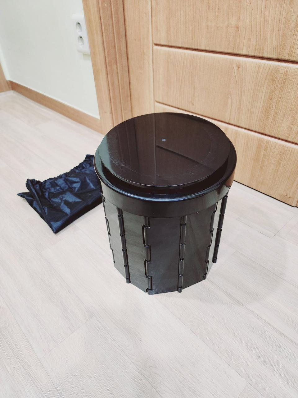 새상품 캠핑 휴대용 접이식 화장실 변기통