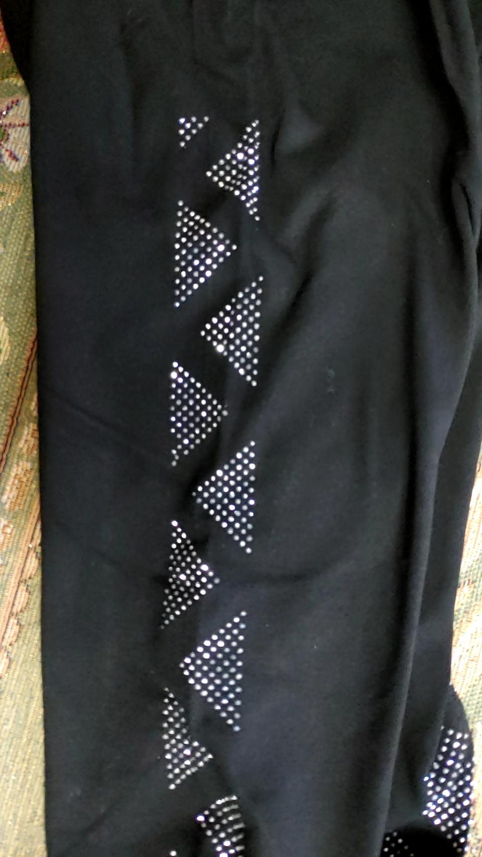 삼각모양 반짝이 기모 레깅스