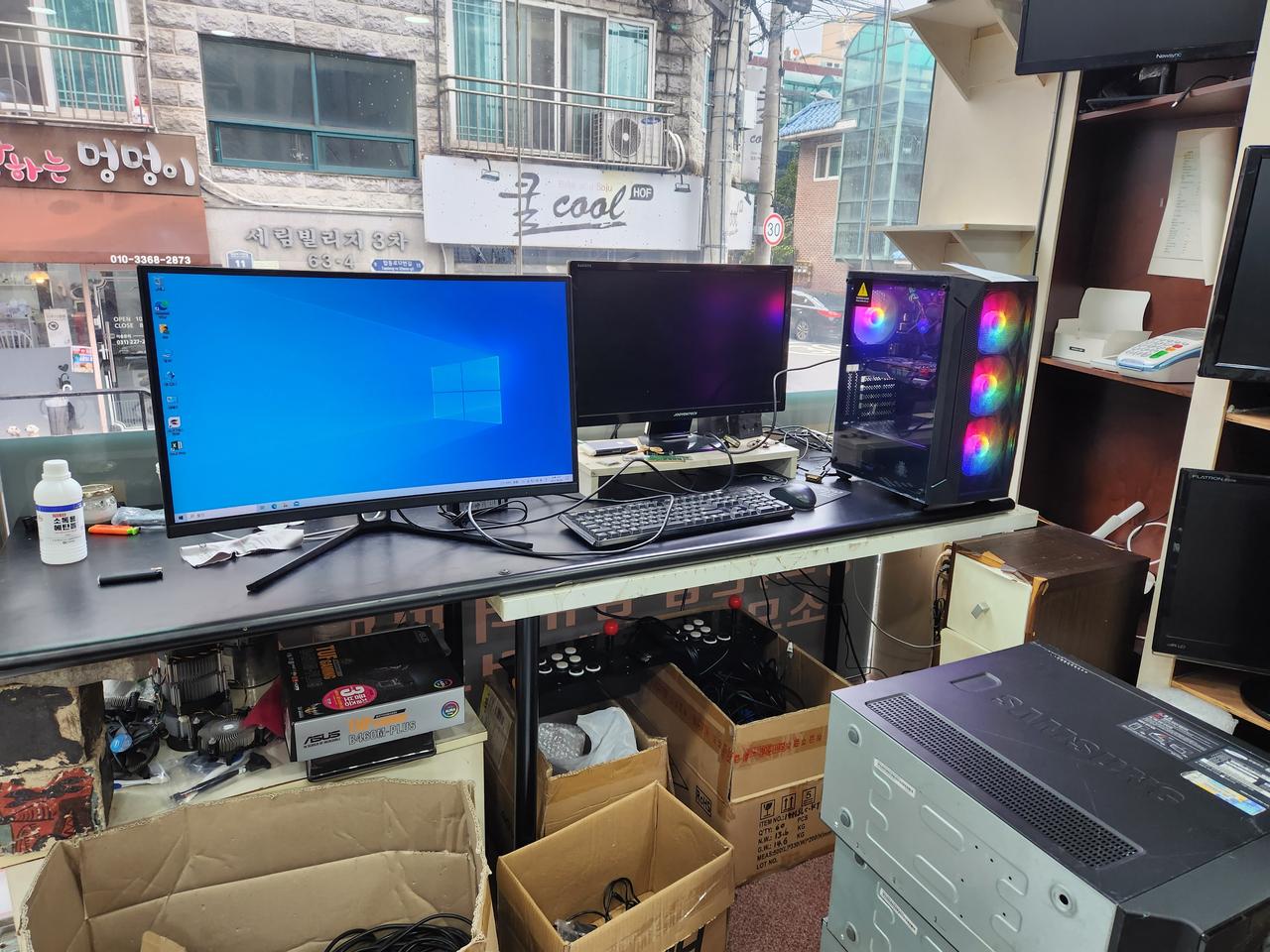 중고컴퓨터~i5~6500~렘16  ssd250   gtx1060