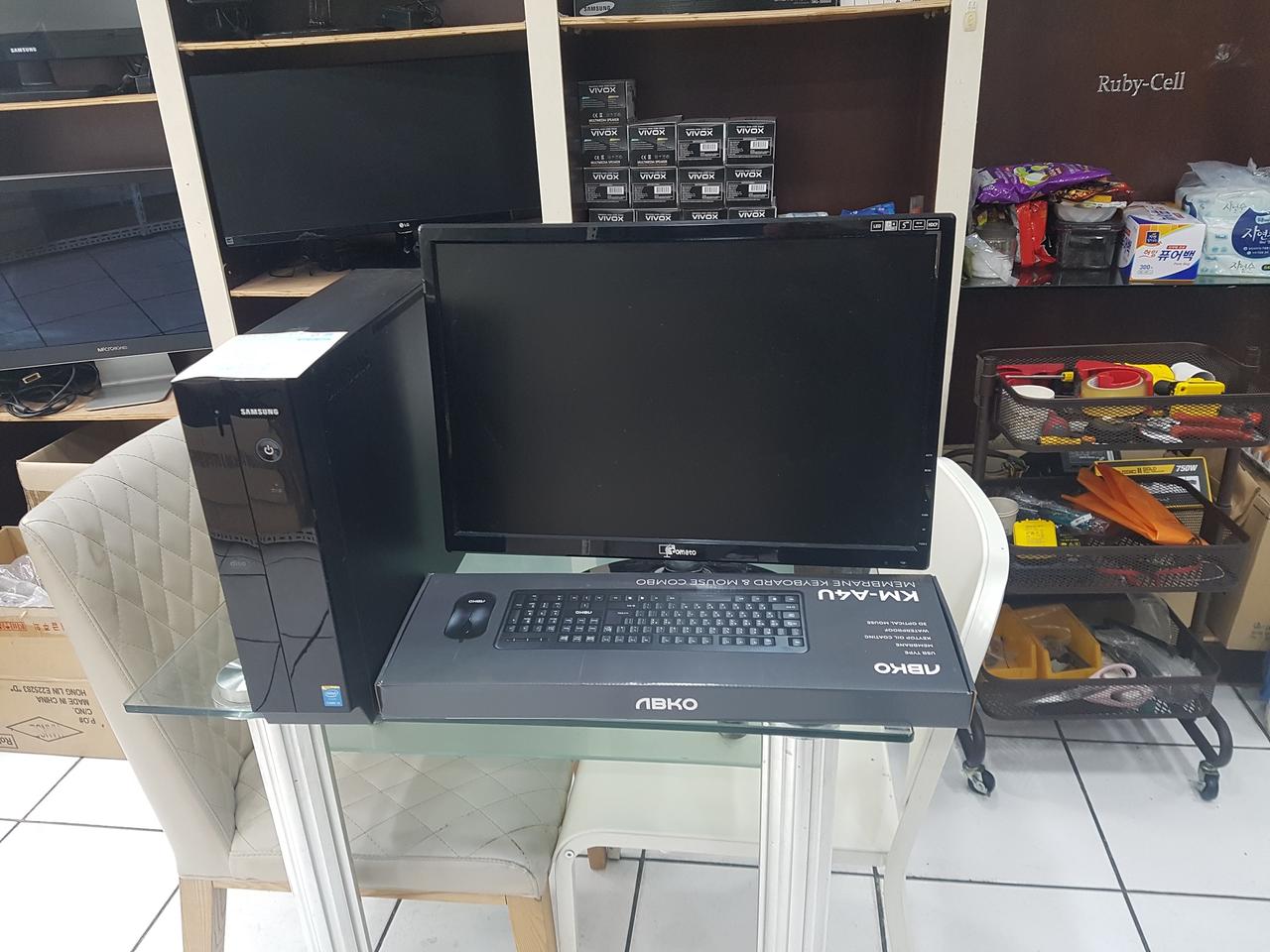 중고컴퓨터~사무용~13만원15만원~빠른부팅~듀열모니터등~저렴하게팜니다