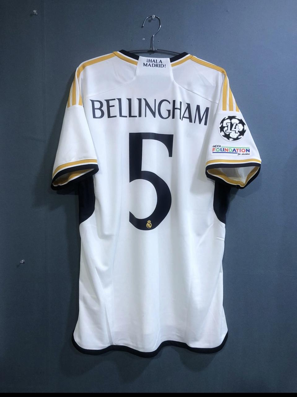 레알마드리드23-24홈 챔스킷 벨링엄 아디다스정품 미실착 택채 새제품
