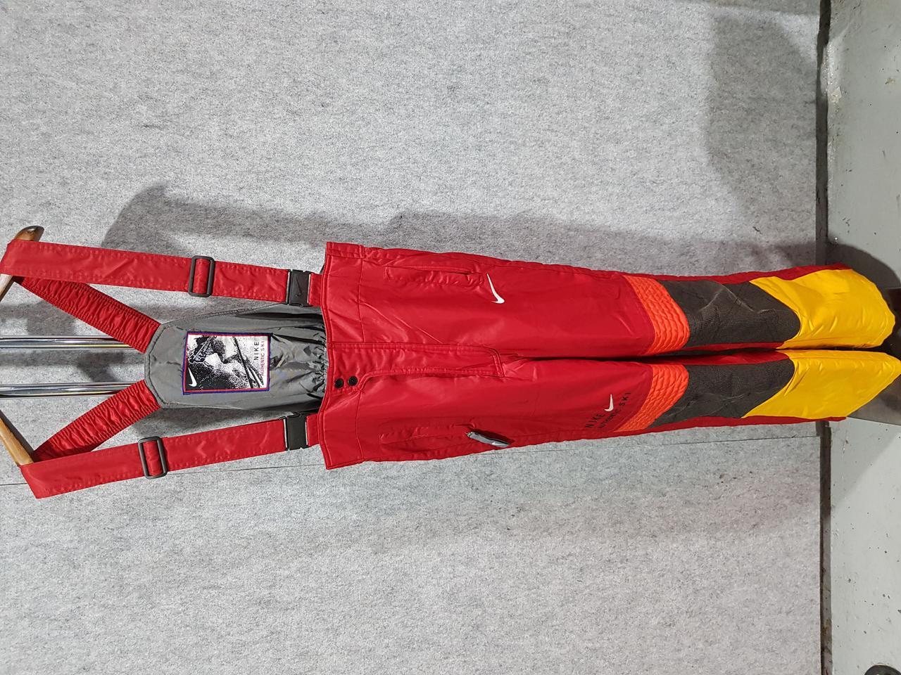 (남성스키복)나이키 남성 스키복 멜빵 바지 32사이즈