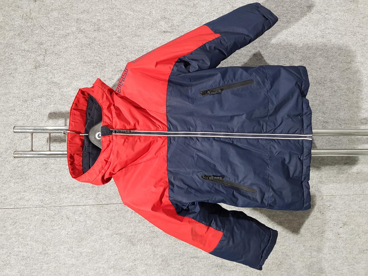 (아동스키복)인디고뱅크 아동 스키복 패딩 130 빨강 남색