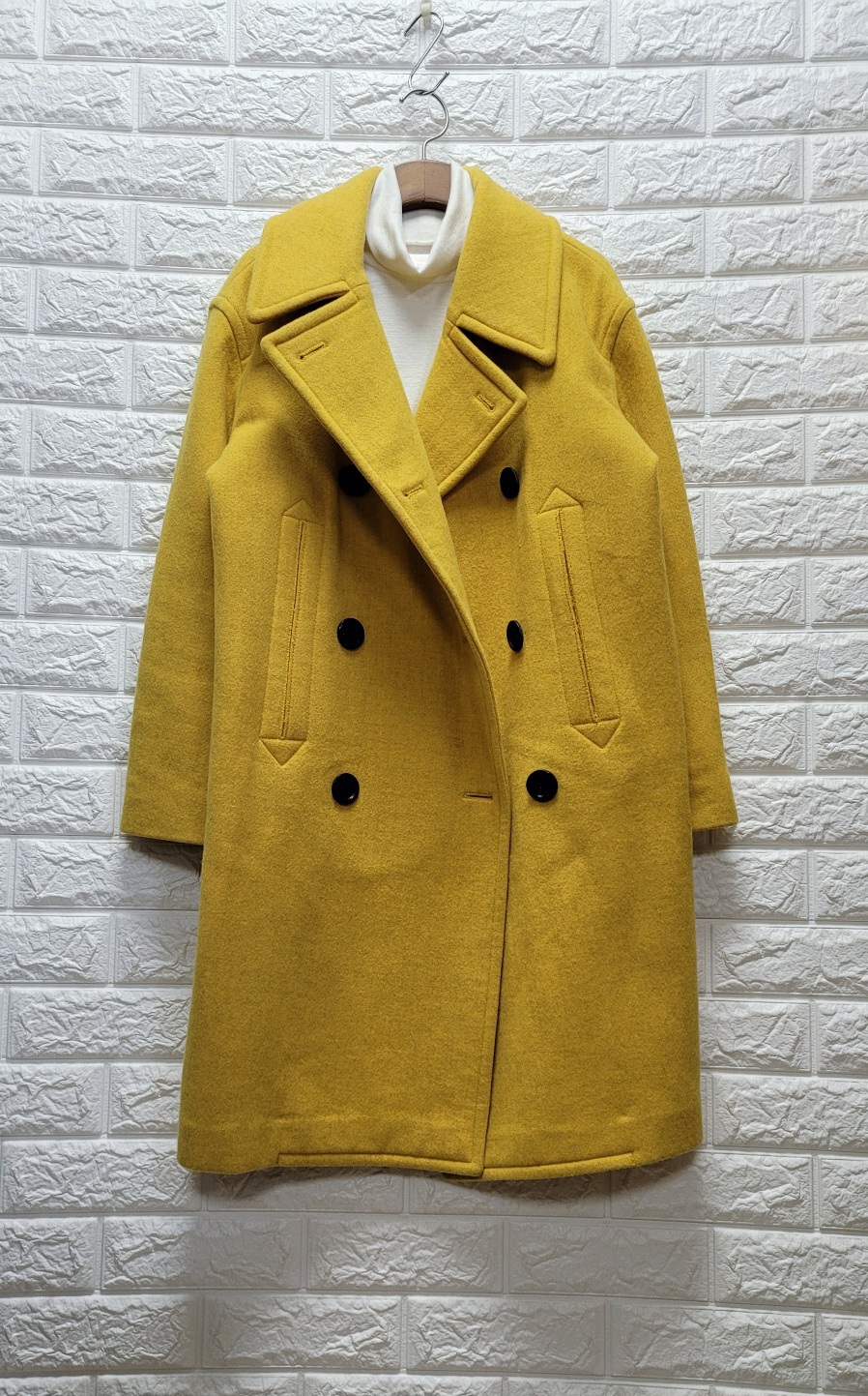 럭키슈에뜨 울,앙고라혼방 더블코트(55~66)