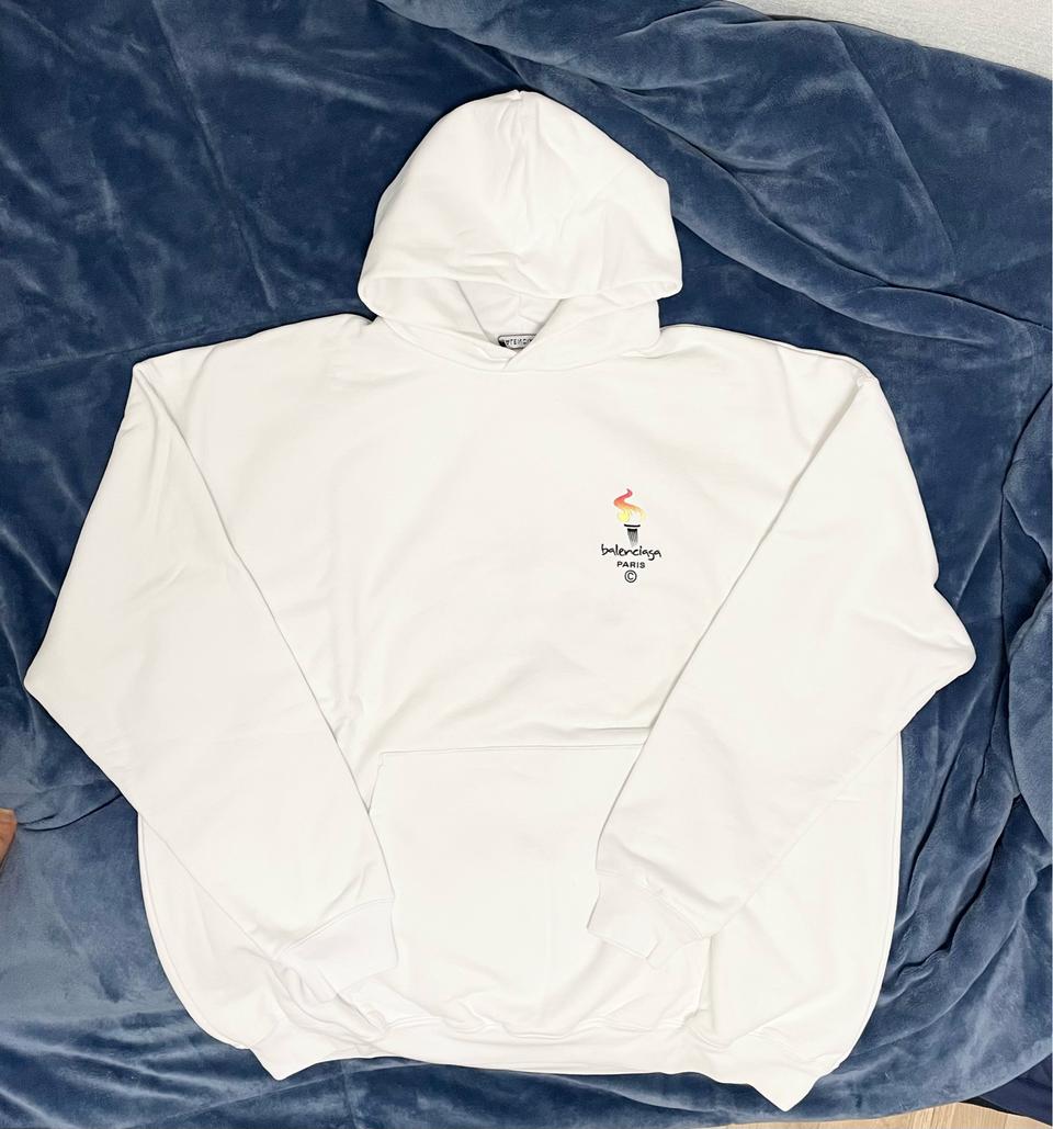 발렌시아가 파리 후드 XXS (오버핏) (XXL사이즈)