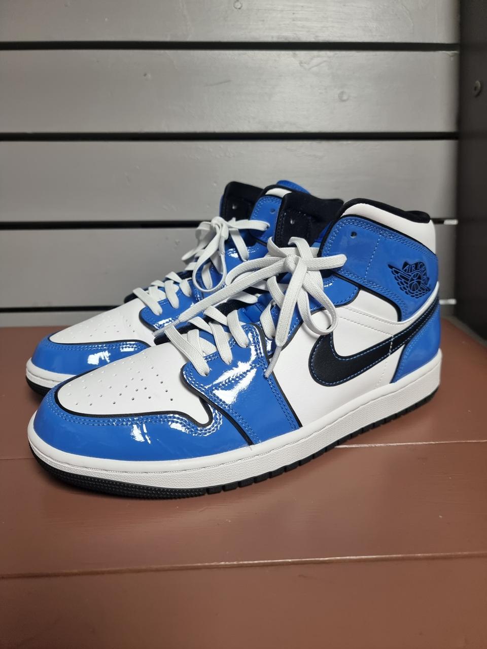 (280)조던1 미드SE시그널 블루 0.5회착