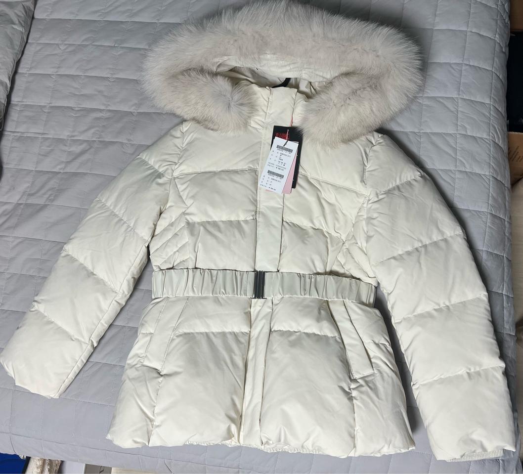 (새상품)숲 벨티드 구스다운 패딩