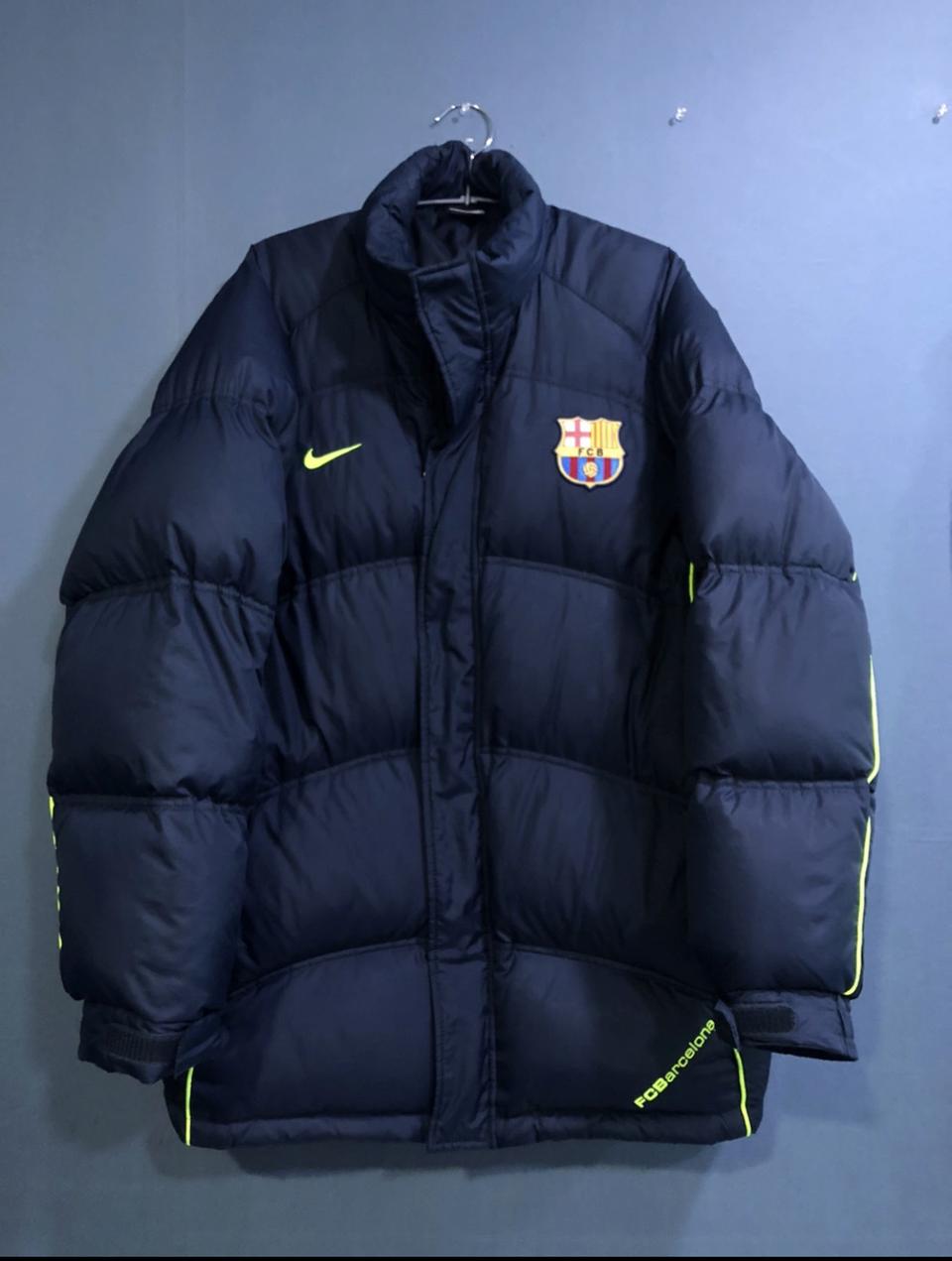 바르셀로나 패딩점퍼 나이키정품