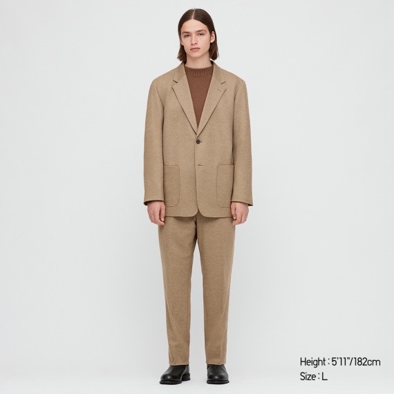 유니클로U 20FW 울블렌드 저지 셋업