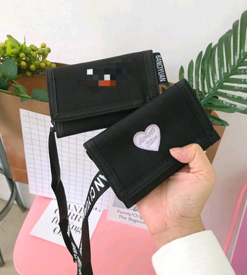 벨크로지갑 카드 목걸이 지갑