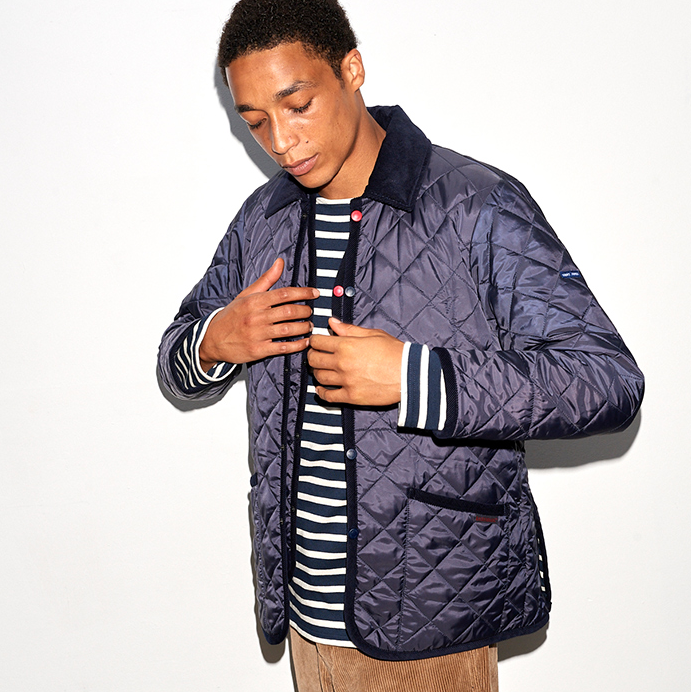 라벤햄 X 생제임스 레이돈 퀼티드 자켓 L size