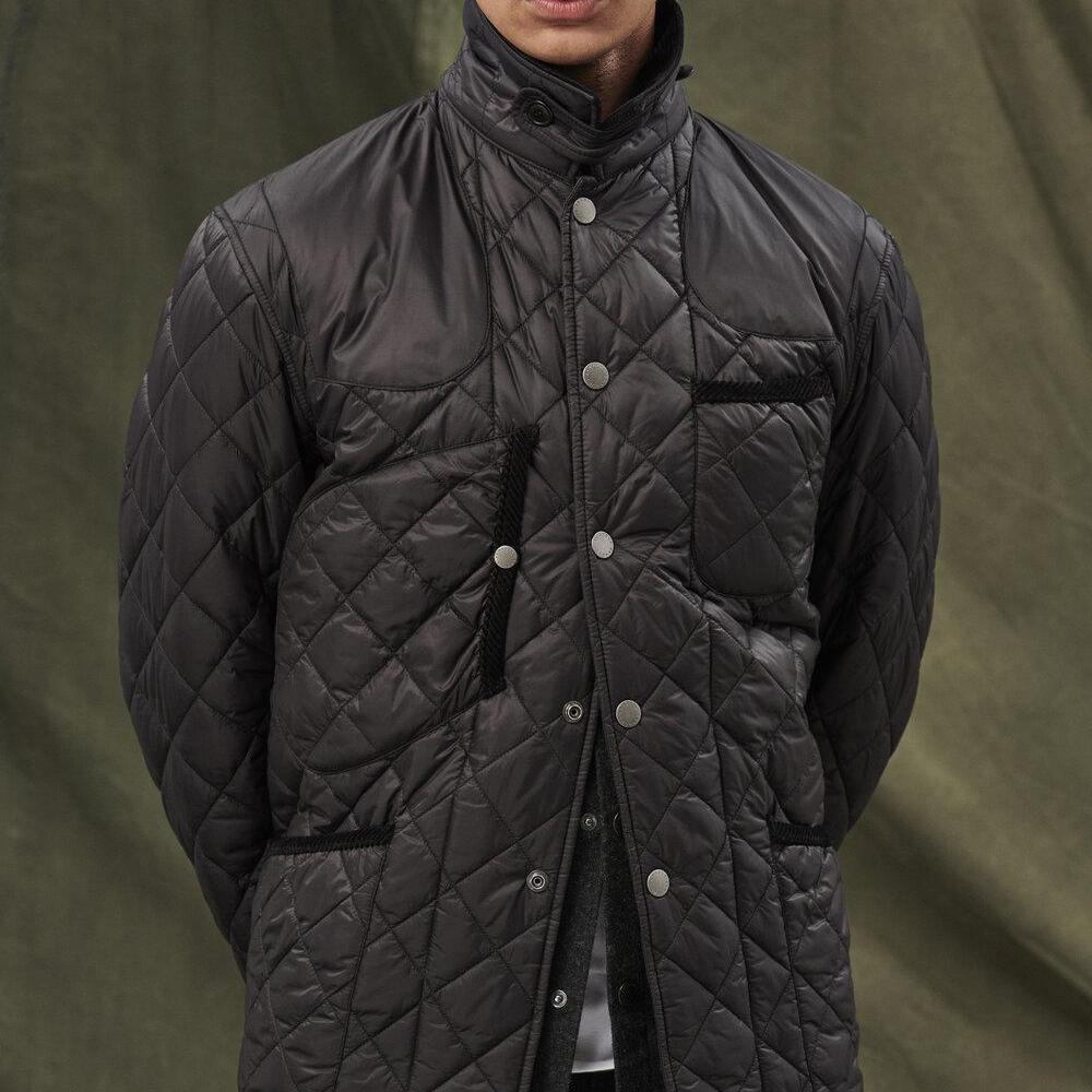 바버 X 엔지니어드 가먼츠 퀼티드 자켓