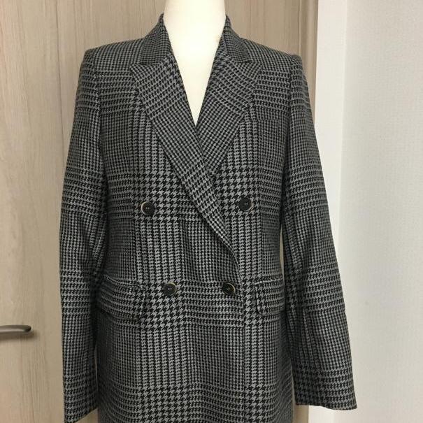 msgm 하운드체크 자켓