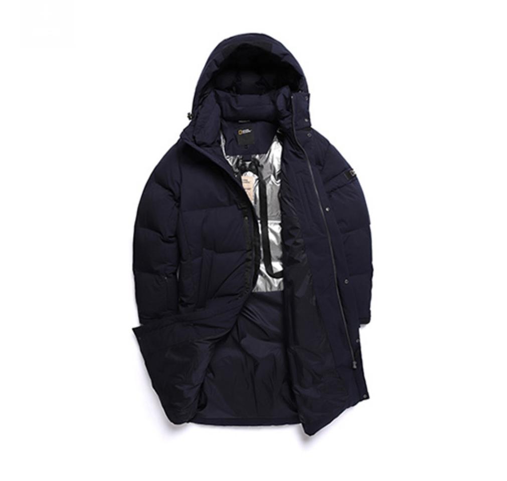 105) 내셔널지오그래픽 벤치 덕다운 롱패딩 점퍼 디스커버리 데상트