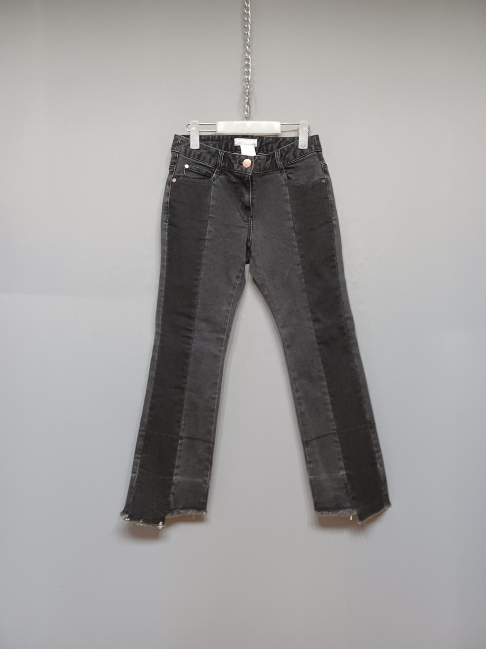 비키 스판 그레이 데님