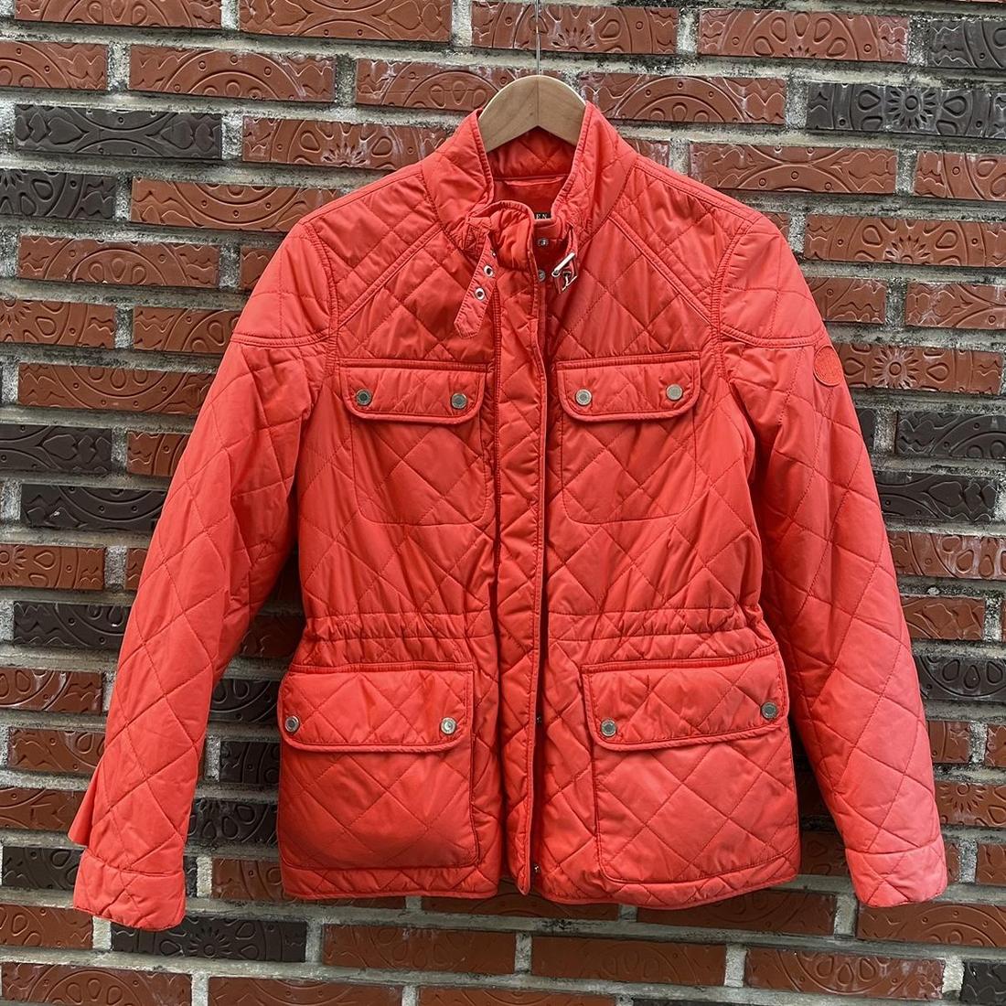 (M) 폴로 랄프로렌 여성용 퀼팅 자켓 (허리끈 O)