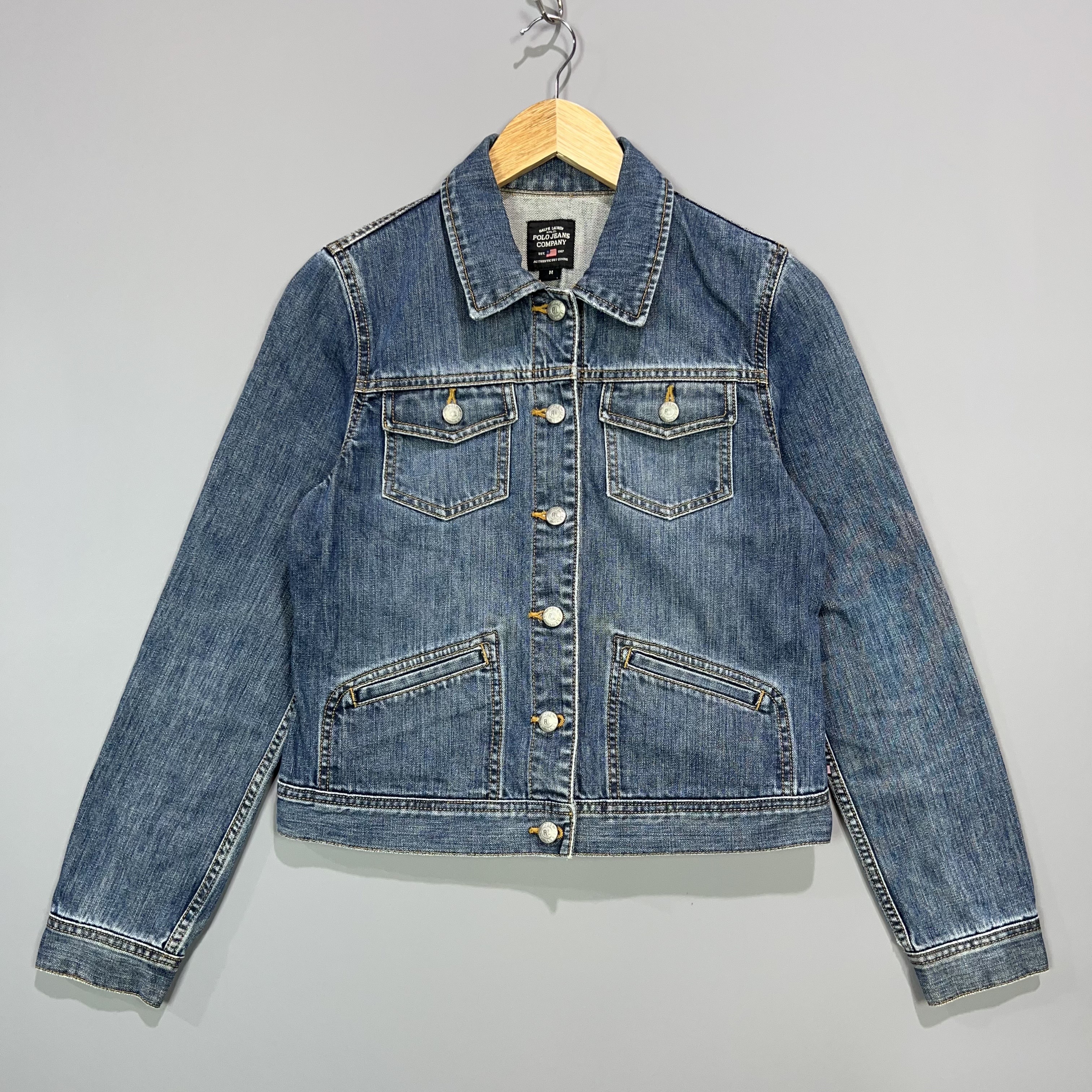 [중고] [우먼스] [M] 폴로 진스 데님 트러커 청자켓 0705