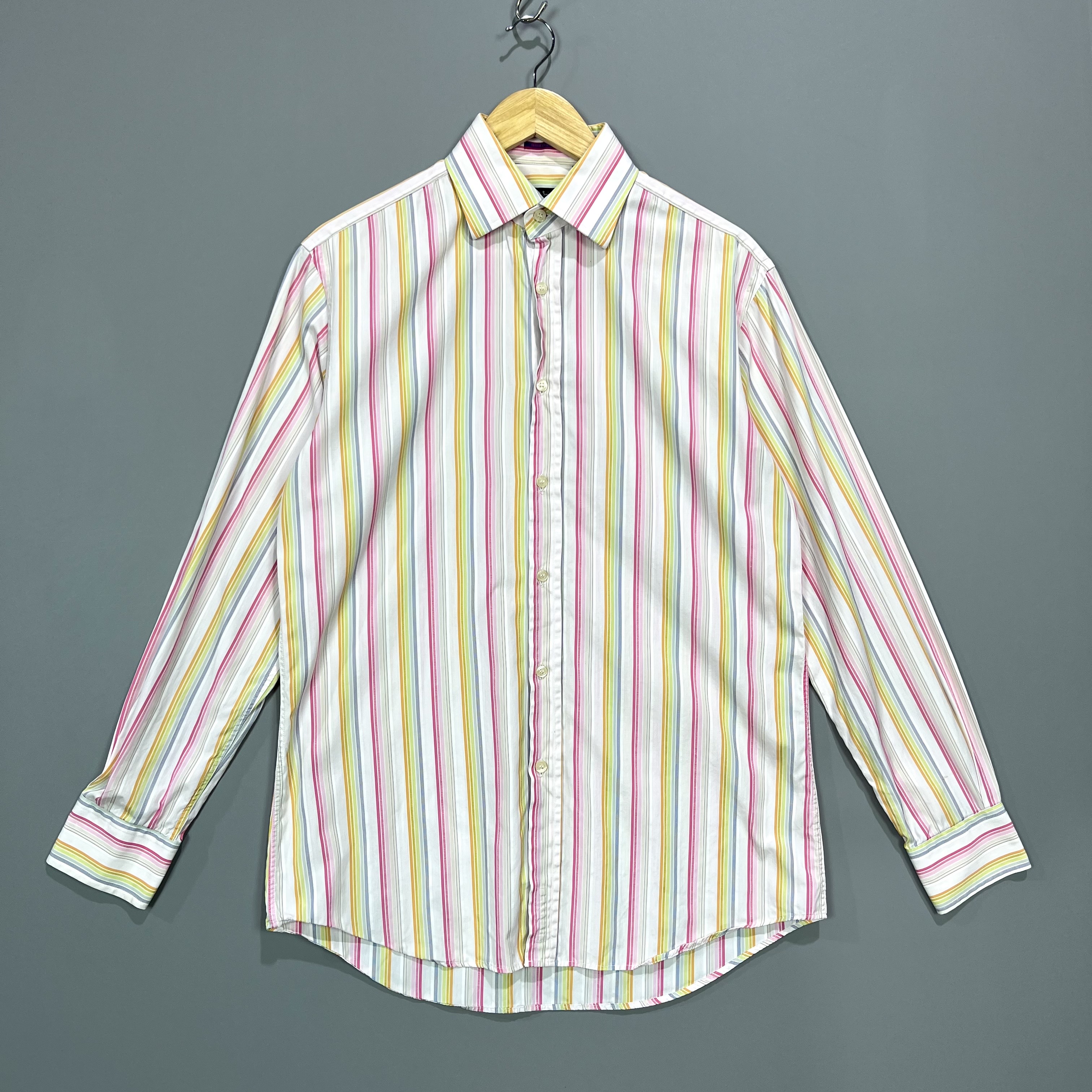 [중고] [국내100] 폴스미스 시그니처 스트라이프 셔츠 0686