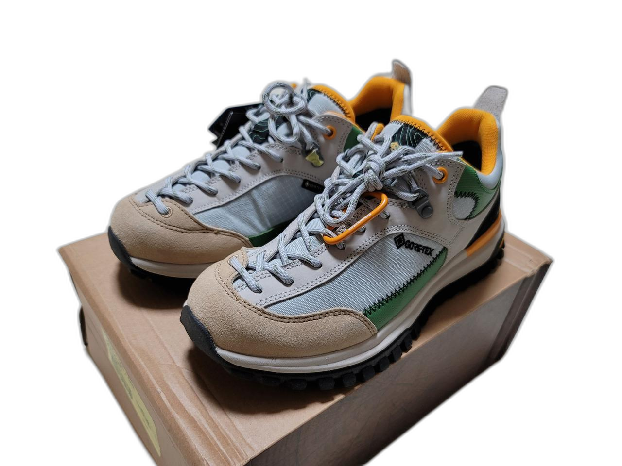 코오롱스포츠 캠프 고어텍스 방수 하이킹슈즈 270 그린