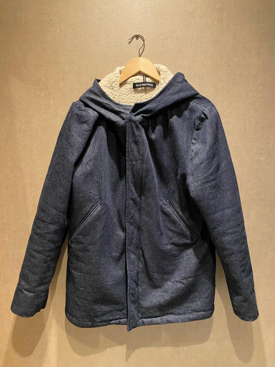 twentysixseven(26.7) 양모 후드 청코트 M