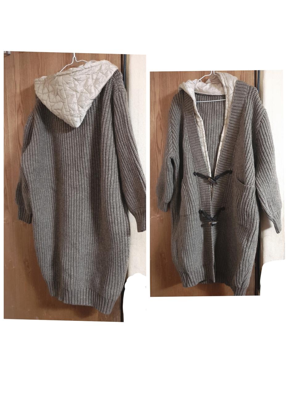 후드 가디건