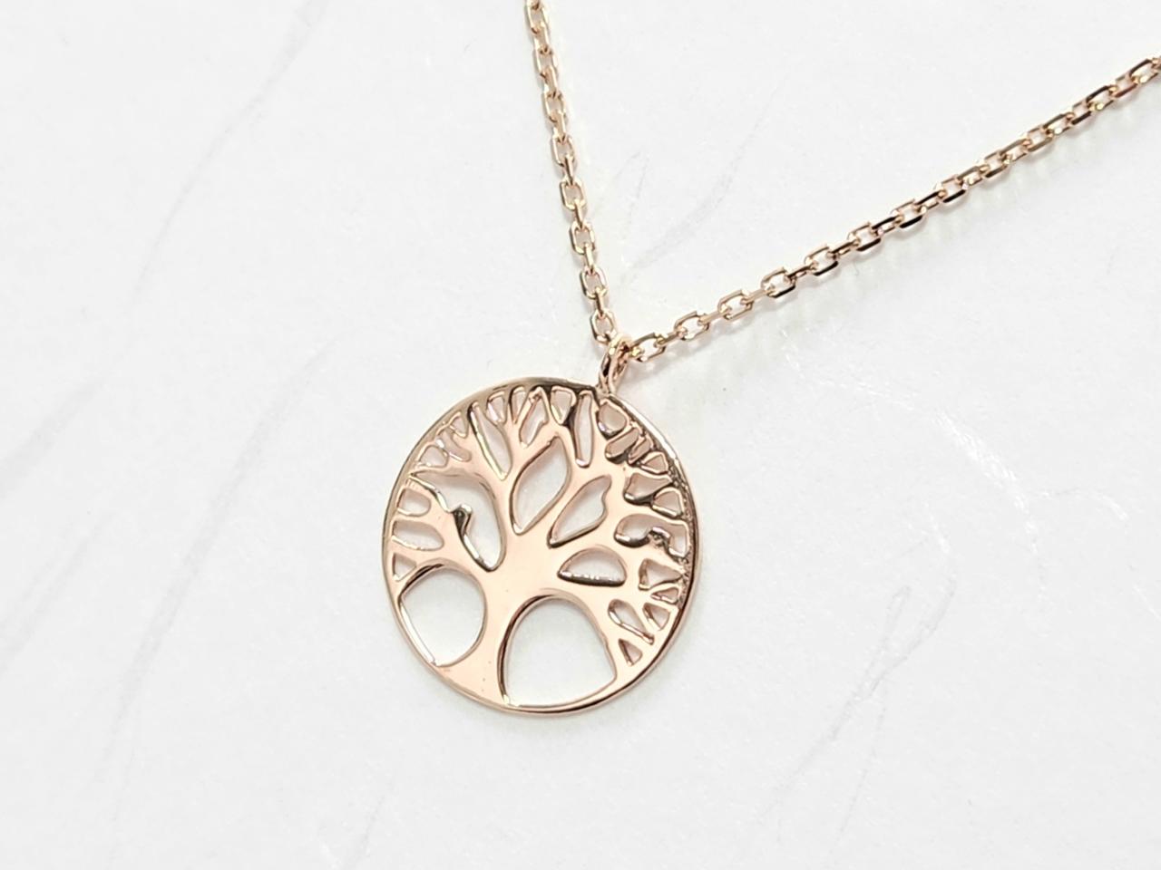 18k.행운나무 목걸이.새상품