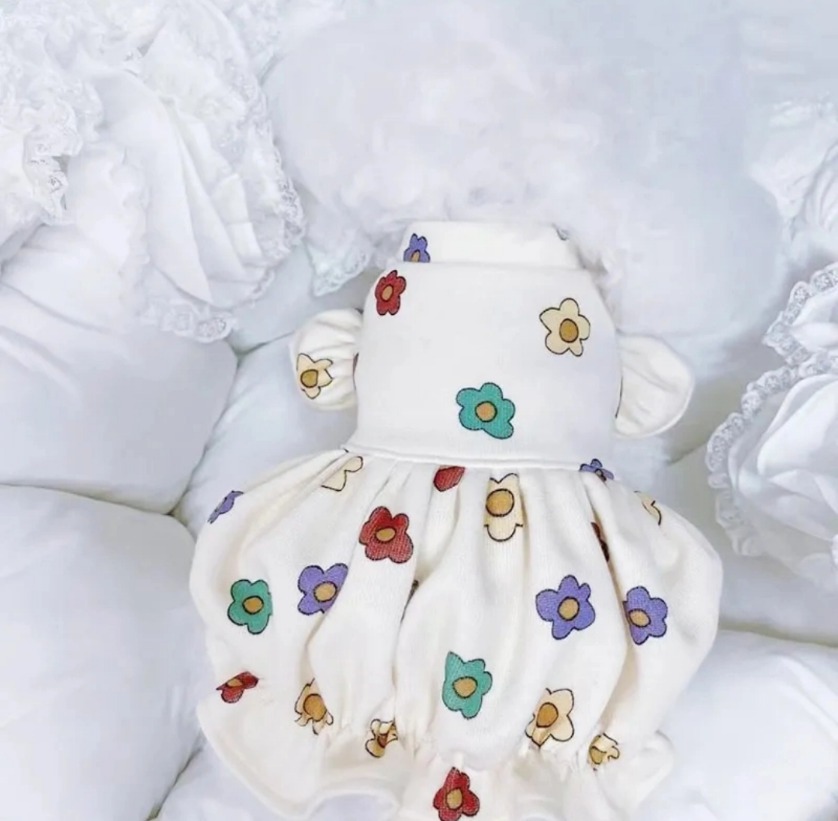 XS 강아지 원피스