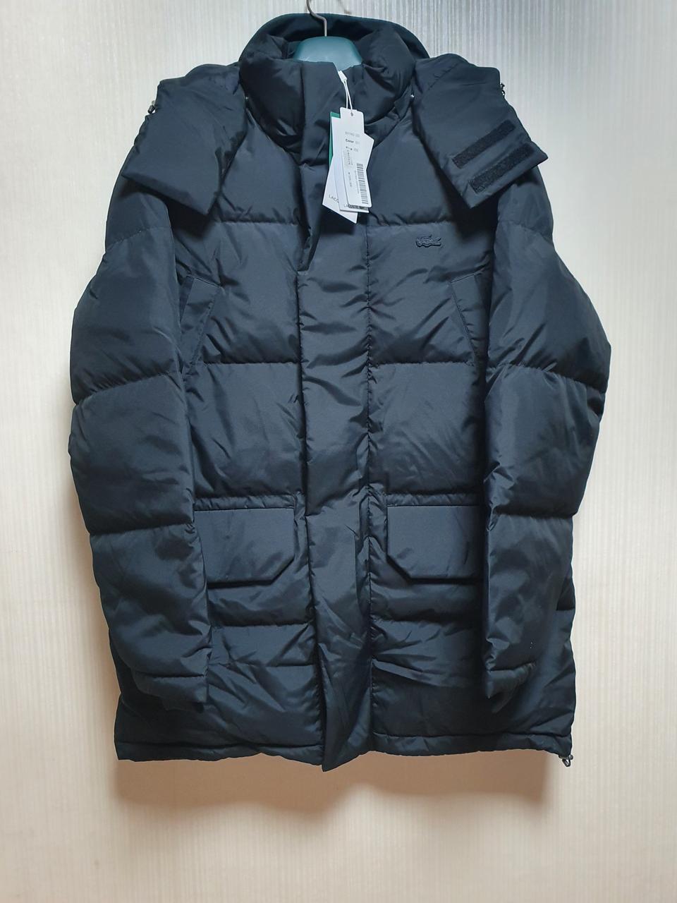 [50(105)] 라코스테 덕다운 미들기장 패딩 새제품 판매
