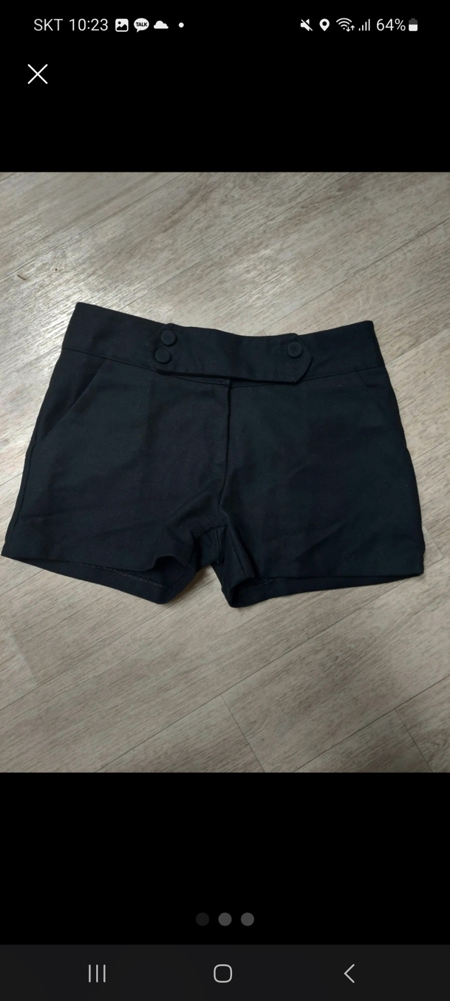 여성 모직 반바지 66 상태좋음