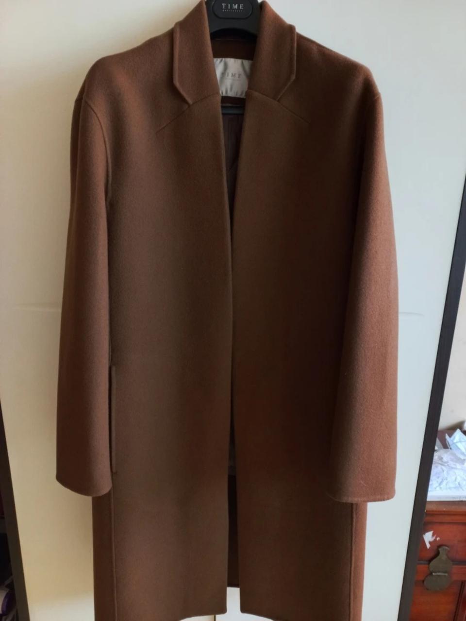 타임옴므 노카라 캐시미어 코트 100