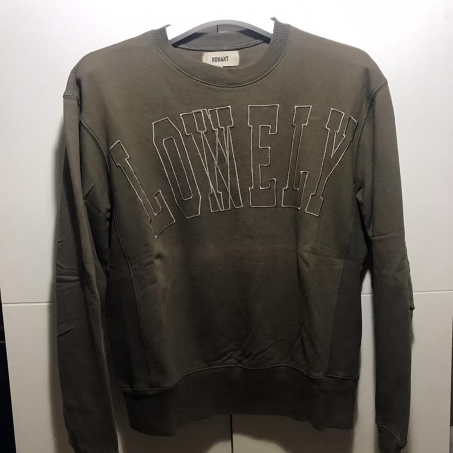 노앙 / 카키색 맨투맨 / M사이즈