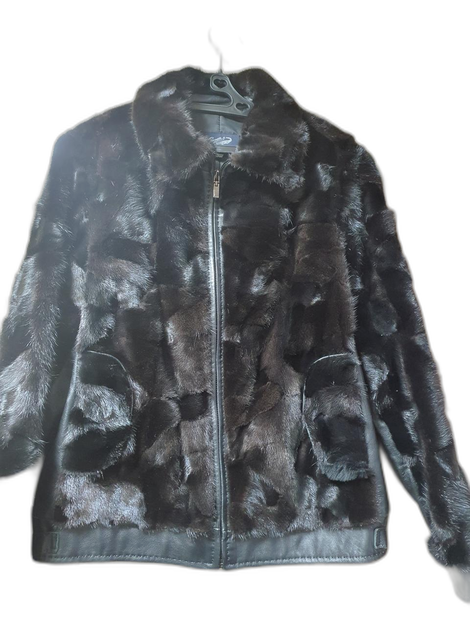 크로커다일 밍크 가죽자켓